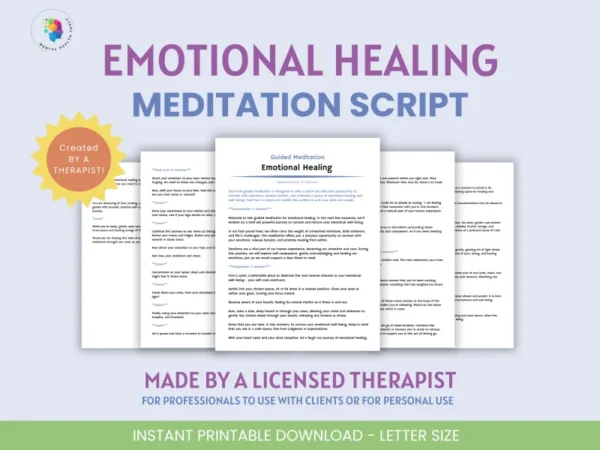 Guided Meditation Script: Emotional Healing