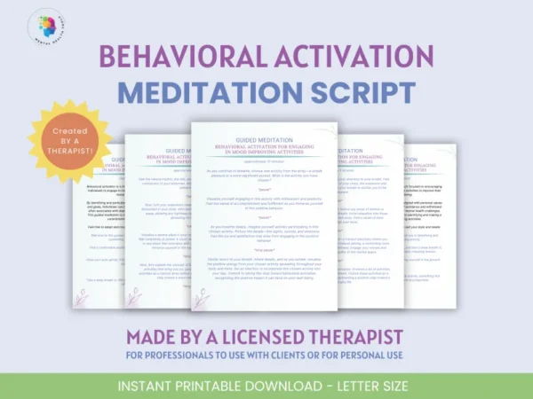 Guided Meditation Script: Behavioral Activation