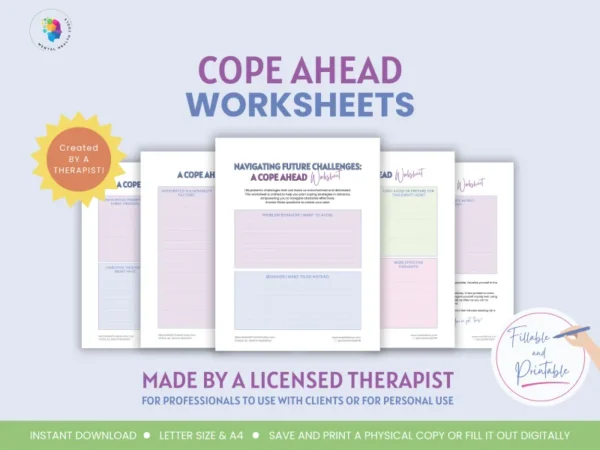 Cope Ahead Worksheets