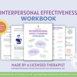 dbt skills for communication interpersonal effectiveness workbook