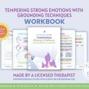 mental health grounding techniques workbook: manage anxiety, anger & strong emotions with dbt skills